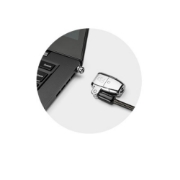 Picture of Kensington ClickSafe 2.0 3-in-1 Keyed Laptop Lock (T-Bar, Nano & Wedge Anchors)