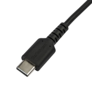 Picture of StarTech.com 6 foot (2m) Durable Black USB-C to Lightning Cable - Heavy Duty Rugged Aramid Fiber USB Type C to Lightning Charger/Sync Power Cord - Apple MFi Certified iPad/iPhone 12