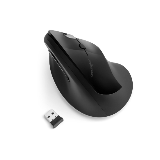 Picture of Kensington Pro Fit Ergo Vertical Wireless Mouse Black