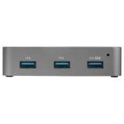 Picture of StarTech.com 4 Port USB C Hub with Power Adapter - USB 3.1/3.2 Gen 2 (10Gbps) - USB Type C to 4x USB-A - Self Powered Desktop USB Hub with Fast Charging Port (BC 1.2) - Desk Mountable~4 Port USB C Hub with Power Adapter - USB 3.2 Gen 2 (10Gbps) - USB Type C to 4x USB-A - Self Powered Desktop USB Hub with Fast Charging Port (BC 1.2) - Desk Mountable
