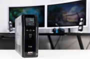 Picture of APC Back-UPS Pro, 1200VA/720W, Tower, 230V, 8x IEC C13 outlets, Sine Wave, AVR, USB Type A + C ports, LCD, User Replaceable Battery
