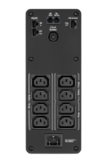 Picture of APC Back-UPS Pro, 1600VA/960W, Tower, 230V, 8x IEC C13 outlets, Sine Wave, AVR, USB Type A + C ports, LCD, User Replaceable Battery