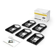 Picture of StarTech.com 5 Pack - 2.5” SDD/HDD Mounting Bracket for 3.5 Drive Bay
