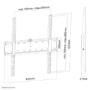 Picture of Neomounts FPMA-W300BLACK TV mount wall 32-55" - ultra-flat