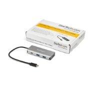 Picture of StarTech.com 4 Port USB C Hub (10Gbps) to 3x USB-A & 1x USB-C - 100W Power Delivery Passthrough Charging - Portable USB 3.1 Gen 2/USB 3.2 Gen 2 Type C Laptop Adapter - Works w/ TB3~4 Port USB C Hub (10Gbps) to 3x USB-A & 1x USB-C - 100W Power Delivery Passthrough Charging - Portable USB 3.2 Gen 2 Type C Laptop Adapter - Works w/ TB3