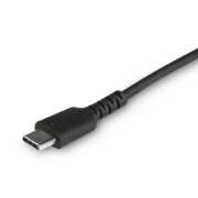 Picture of StarTech.com 3 foot (1m) Durable Black USB-C to Lightning Cable - Heavy Duty Rugged Aramid Fiber USB Type C to Lightning Charger/Sync Power Cord - Apple MFi Certified iPad/iPhone 12
