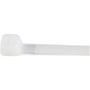 Picture of StarTech.com 8"(20cm) Cable Ties - 1/8"(4mm) wide, 2-1/8"(55mm) Bundle Diameter, 50lb(22kg) Tensile Strength, Nylon Self Locking Zip Ties w/ Curved Tip - 94V-2/UL Listed, 1000 Pack - White