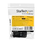Picture of StarTech.com Compact USB C to DisplayPort 1.4 Adapter - 8K 60Hz/4K USB-C to DP Video Converter w/ Keychain Ring - USB Type-C DP Alt Mode (HBR3 HDR DSC) to DP Monitor Dongle - TB3 Compatible