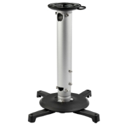 Picture of StarTech.com Universal Ceiling Projector Mount - Heavy Duty Height Adjustable/Extendable Pole Mount 5-22.7" from Ceiling - 33lb (15kg) - Tilt/Rotate - Hanging Projector Mount w/ Bracket
