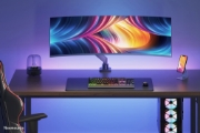 Picture of Neomounts NM-D775BLACKPLUS Monitor arm 10-49" - gas spring - Topfix - 180°-stop
