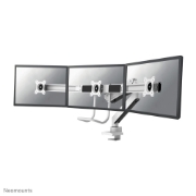 Picture of Neomounts NM-D775DX3WHITE Monitor arm 17-27" - gas spring - Topfix - 180°-stop