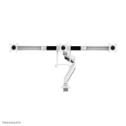 Picture of Neomounts NM-D775DX3WHITE Monitor arm 17-27" - gas spring - Topfix - 180°-stop