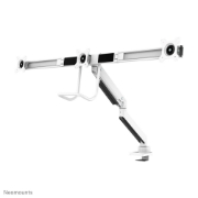 Picture of Neomounts NM-D775DX3WHITE Monitor arm 17-27" - gas spring - Topfix - 180°-stop