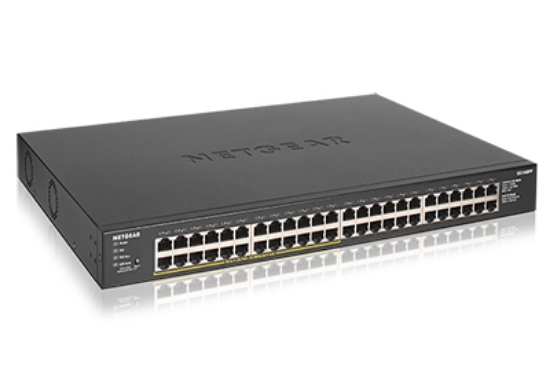 Picture of NETGEAR GS348PP Unmanaged Gigabit Ethernet (10/100/1000) Power over Ethernet (PoE) Black