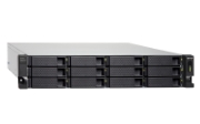 Picture of QNAP TL-R1200C-RP storage drive enclosure HDD/SSD enclosure Black, Grey 2.5/3.5"