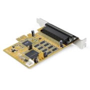 Picture of StarTech.com 8-Port PCI Express RS232 Serial Adapter Card, PCIe RS232 Serial Card, 16C1050 UART, Multiport Serial DB9 Controller/Expansion Card, 15kV ESD Protection, Windows Only - TAA