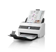Picture of Epson DS-730N Sheet-fed scanner 600 x 600 DPI A4 Black, Grey