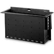 Picture of StarTech.com Dual-Module Conference Table Connectivity Box with Cable Organizer