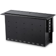 Picture of StarTech.com Dual-Module Conference Table Connectivity Box with Cable Organizer