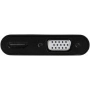Picture of StarTech.com Mini DisplayPort to HDMI VGA Adapter - mDP 1.2 HBR2 to HDMI 2.0 (4K 60Hz) or VGA 1080p Video Converter Dongle - Mini DP to HDMI or VGA Monitor - Thunderbolt 2 Compatible