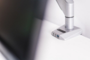 Picture of BakkerElkhuizen Smart Office 11 Single Monitor Arm Clamp + Bolt Through