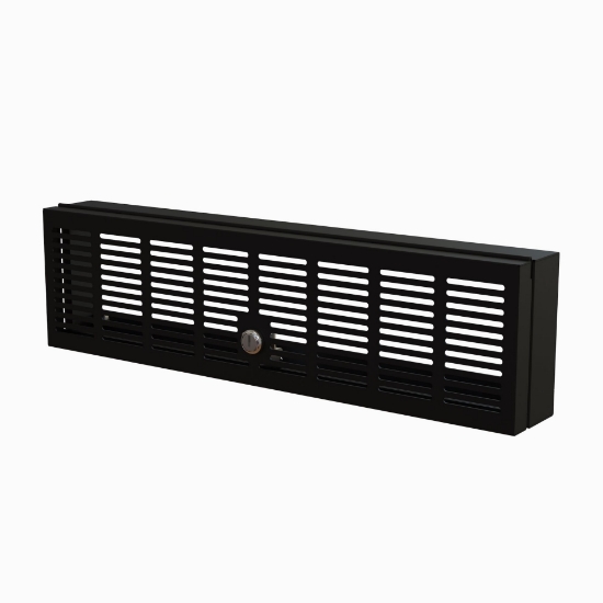 Picture of StarTech.com 3U Rack Mount Security Cover - Hinged Locking Rack Panel/ Cage/Door for Physical Security/ Access Control of 19" Server Rack & Network Cabinet - Assembled w/Mounting Hardware