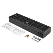 Picture of StarTech.com 3U Rack Mount Security Cover - Hinged Locking Rack Panel/ Cage/Door for Physical Security/ Access Control of 19" Server Rack & Network Cabinet - Assembled w/Mounting Hardware