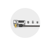 Picture of Kensington ClickSafe 3-in-1 Combination Lock (T-Bar, Nano & Wedge Anchors)