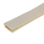Picture of StarTech.com 25ft Hook and Loop Roll - Cut-to-Size Reusable Cable Ties - Bulk Industrial Wire Fastener Tape /Adjustable Fabric Wraps Yellow / Resuable Self Gripping Cable Management Straps