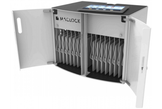 Picture of Compulocks CartiPad Tablet / Laptop Charging Cabinet For Counter Top or Wall Mount EU Power Plug