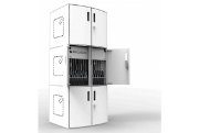Picture of Compulocks CartiPad Tablet / Laptop Charging Cabinet For Counter Top or Wall Mount EU Power Plug