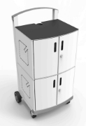 Picture of Compulocks CartiPad Duo Tablet / Laptop Charging Rolling Cart 32 Devices EU Power Plug