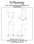 Picture of Compulocks CartiPad Duo Tablet / Laptop Charging Rolling Cart 32 Devices EU Power Plug