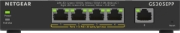 Picture of NETGEAR 5-Port Gigabit Ethernet High-Power PoE+ Plus Switch (GS305EPP) Managed L2/L3 Gigabit Ethernet (10/100/1000) Power over Ethernet (PoE) Black
