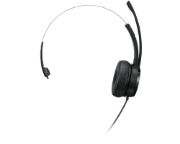 Picture of Lenovo 100 Mono Headset Wired Head-band Office/Call center USB Type-A Black