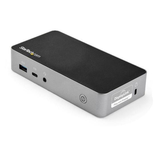 Picture of StarTech.com USB-C Dock - Dual Monitor 1080p HDMI Laptop Docking Station - 65W Power Delivery - 1x USB-C, 3x USB-A, Ethernet - Dual Video Display USB 3.1 Gen 1 Type-C Dock - Mac & Windows