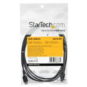 Picture of StarTech.com 2m USB C Charging Cable - Durable Fast Charge & Sync USB 2.0 Type C to USB C Laptop Charger Cord - TPE Jacket Aramid Fiber M/M 60W Black - Samsung S10 S20 iPad Pro MS Surface