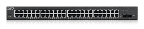 Picture of Zyxel GS1900-48HPv2 Managed L2 Gigabit Ethernet (10/100/1000) Power over Ethernet (PoE) Black