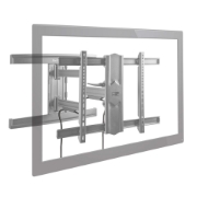 Picture of StarTech.com TV Wall Mount for up to 80 inch (110lb) VESA Mount Displays - Low Profile Full Motion Universal TV Wall Mount Bracket - Heavy Duty Adjustable Tilt/Swivel Articulating Arm