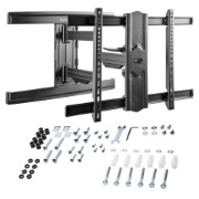 Picture of StarTech.com TV Wall Mount for up to 80 inch (110lb) VESA Mount Displays - Low Profile Full Motion Universal TV Wall Mount Bracket - Heavy Duty Adjustable Tilt/Swivel Articulating Arm