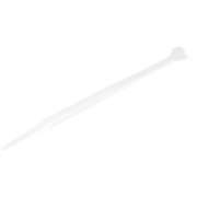 Picture of StarTech.com 4"(10cm) Cable Ties - 1/16"(2mm) wide, 7/8"(22mm) Bundle Diameter, 18lb(8kg) Tensile Strength, Nylon Self Locking Zip Ties with Curved Tip - 94V-2/UL Listed, 100 Pack - White