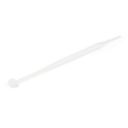 Picture of StarTech.com 4"(10cm) Cable Ties - 1/16"(2mm) wide, 7/8"(22mm) Bundle Diameter, 18lb(8kg) Tensile Strength, Nylon Self Locking Zip Ties with Curved Tip - 94V-2/UL Listed, 100 Pack - White