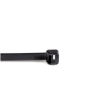 Picture of StarTech.com 8"(20cm) Cable Ties - 1/8"(4mm) wide, 2-1/8"(55mm) Bundle Diameter, 50lb(22kg) Tensile Strength, Nylon Self Locking Zip Ties w/ Curved Tip - 94V-2/UL Listed, 1000 Pack - Black