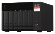Picture of QNAP TS-673A NAS Tower Ryzen Embedded V1500B 8 GB DDR4 0 TB QNAP Turbo System Black