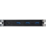 Picture of StarTech.com 4 Port USB C Hub - 3x USB-A/1x USB-C - 5Gbps USB 3.0 Type-C Hub (3.2/3.1 Gen 1) - Bus Powered - Portable USB-C to USB-A Adapter Hub - 28.5cm (11.2") Cable w/Cable Management~4 Port USB C Hub - 3x USB-A/1x USB-C - USB 3.0 Type-C Hub - USB 3.2 Gen 1 (5Gbps) - Bus Powered - Portable USB-C to USB-A Adapter Hub - 11.2" (28.5cm) Cable w/Cable Management