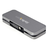 Picture of StarTech.com 4 Port USB C Hub - 3x USB-A/1x USB-C - 5Gbps USB 3.0 Type-C Hub (3.2/3.1 Gen 1) - Bus Powered - Portable USB-C to USB-A Adapter Hub - 28.5cm (11.2") Cable w/Cable Management~4 Port USB C Hub - 3x USB-A/1x USB-C - USB 3.0 Type-C Hub - USB 3.2 Gen 1 (5Gbps) - Bus Powered - Portable USB-C to USB-A Adapter Hub - 11.2" (28.5cm) Cable w/Cable Management
