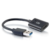 Picture of C2G 15cm (6in) USB-C® Female to USB-A Male SuperSpeed USB 5Gbps Adapter Converter