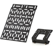 Picture of StarTech.com Universal TV Accessory Mount - Adjustable TV & Wall Mount Bracket - Media Players/Router/Modem/AV Switches & Extenders/Apple TV - Hidden Cable Box Mount Behind TV - 11lb (5kg)