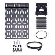 Picture of StarTech.com Universal TV Accessory Mount - Adjustable TV & Wall Mount Bracket - Media Players/Router/Modem/AV Switches & Extenders/Apple TV - Hidden Cable Box Mount Behind TV - 11lb (5kg)