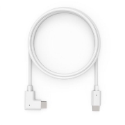 Picture of Compulocks 6ft Charge & Data USB-C to USB-C 90-Degree Cable Right Angle White